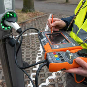 Adaptador EVSE-01 para probar estaciones de carga de vehículos