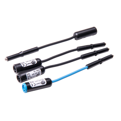 Adaptador de tornillo M4/M6 / conector banana - juego de 4 piezas