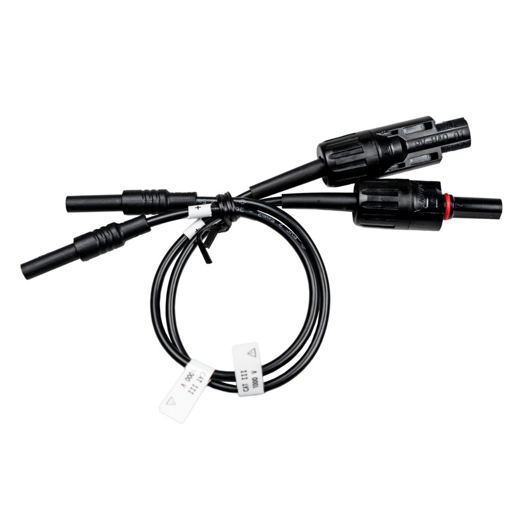 Adaptador de conectores banana MC4 (juego)