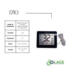 Termómetro digital con sonda Taylor 1710 -40°C a 70°C