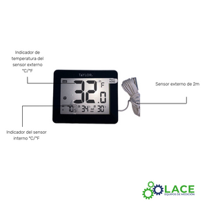 Termómetro digital con sonda Taylor 1710 -40°C a 70°C