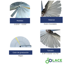 Calibrador de espesores Insize 4608-31