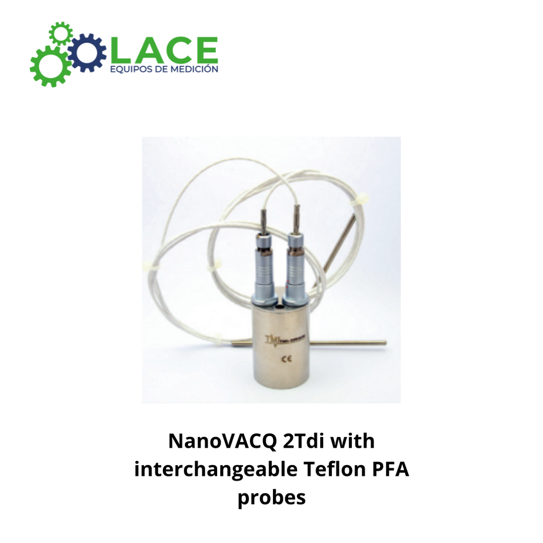 Data Logger Alta Precisión Temperatura TMI Orion NanoVACQ 2Tdi with interchangeable Teflon®PFA probes (Multirangos)