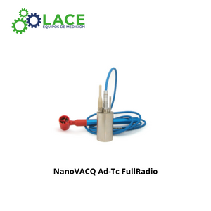 Data Logger Alta Precisión Temperatura y Flujo TMI Orion NanoVACQ Anemometer Ad-Tc FullRadio -70 a 150°C y 0 a 20 m/s