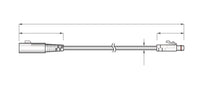 Sensor de temperatura y humedad para TR42A, TR-521, RTR502B/502BL TandD TR-2C30 25 to 60 °C