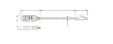 Sensor de temperatura y humedad para TR43A, RTR503B, RTR-503 TandD TR-3310 Temperatura 0 a 55 °C Humedad 10 a 95 %RH