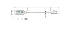 Sensor de temperatura y humedad para TR43A, RTR503B, RTR-503 TandD TR-3310 Temperatura 0 a 55 °C Humedad 10 a 95 %RH