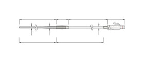 Sensor con protección inoxidable TandD TR-5320 Aprox. 90 seg. (en el aire) Aprox. 3 seg. (en agua agitada) Sumergible (tubo de protección inoxidable)