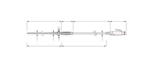 Sensor con protección inoxidable temperatura central TandD TR-5420 Sumergible (tubo de protección inoxidable) A prueba de inmersión (cable)