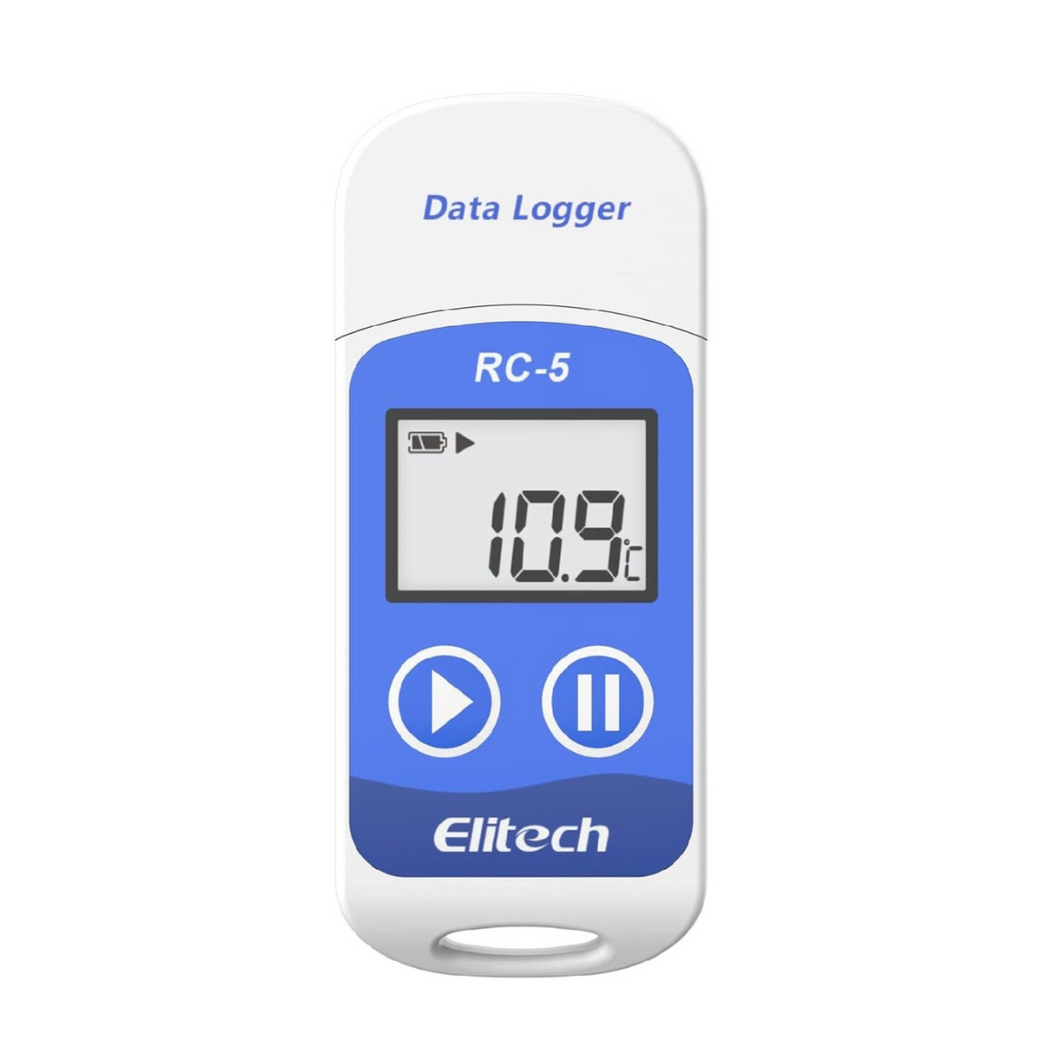 Termómetro Data Logger Elitech RC-5 -30°C a 70°C