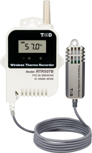 Termómetro Data Logger TandD RTR507BL  tipo de batería de larga duración