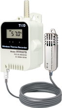 Termómetro Data Logger TandD RTR507BL  tipo de batería de larga duración