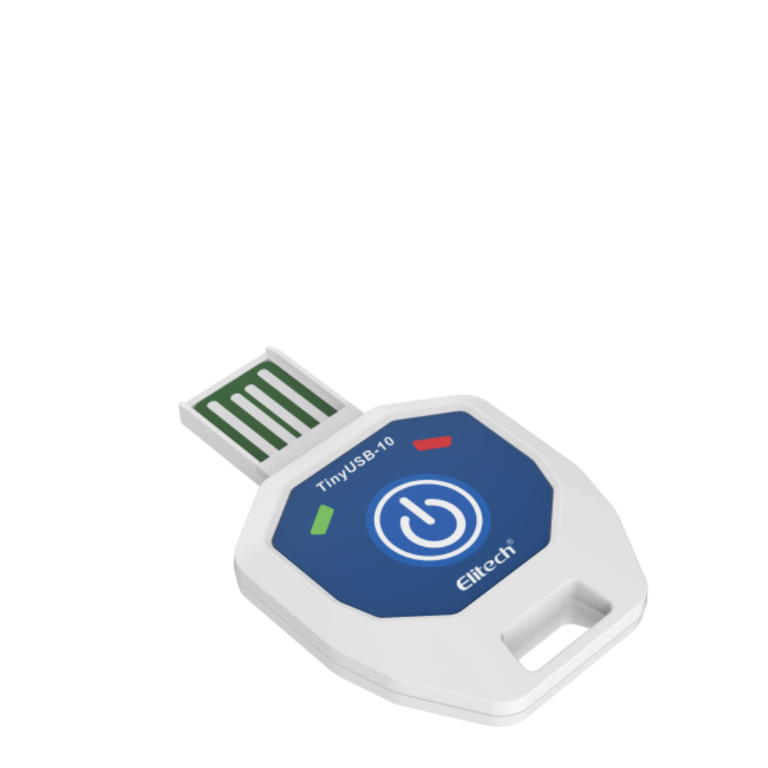 Elitech TINY USB 10 Registrador de datos -10 °C ~ 40 °C de un solo uso ...