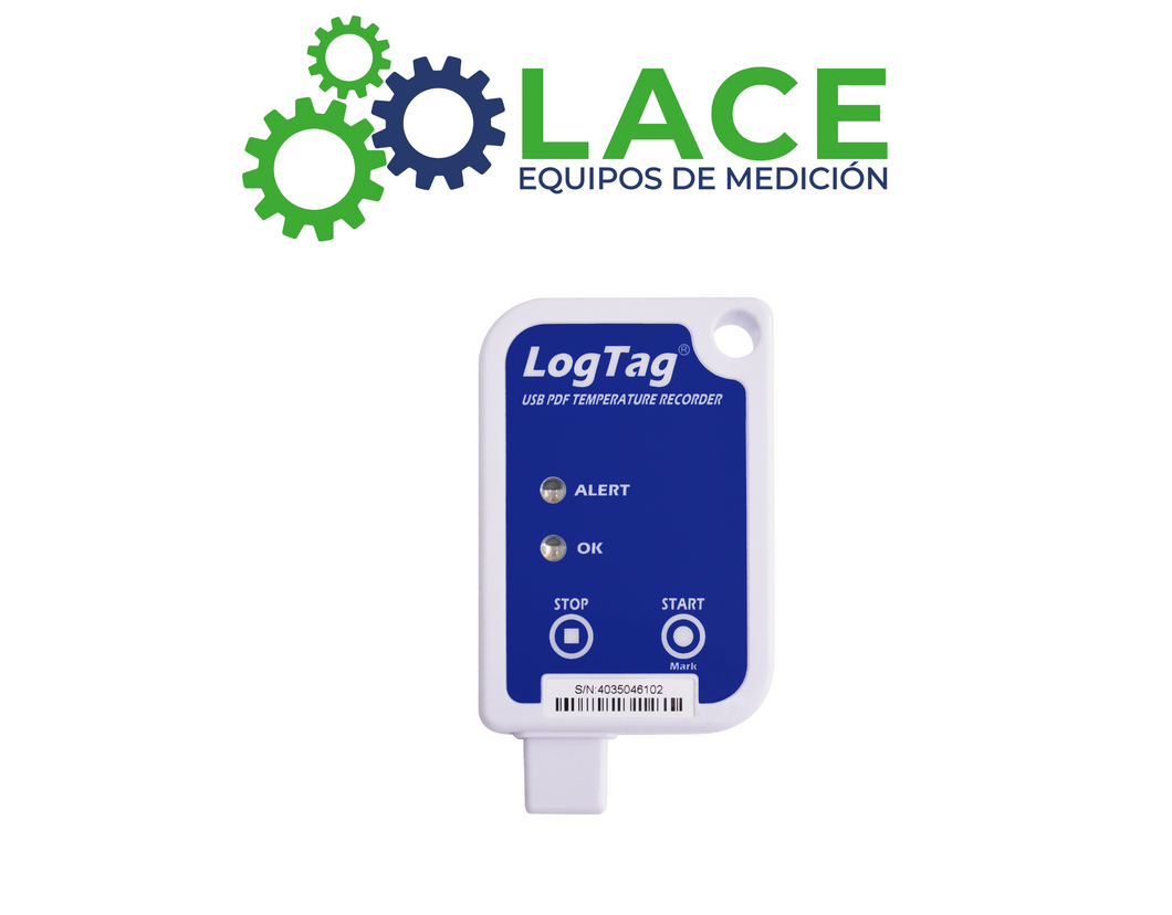 LogTag USRIC-16 Monitoreo de temperatura Plug and Play -30 °C a 60 °C.