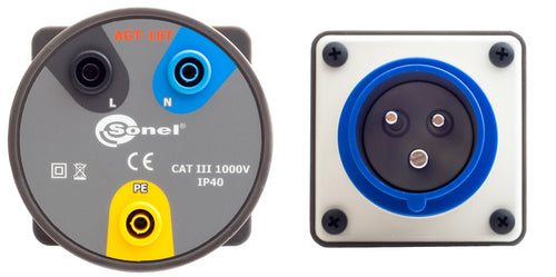 Adaptador de enchufe trifásico SONEL AGT-16T