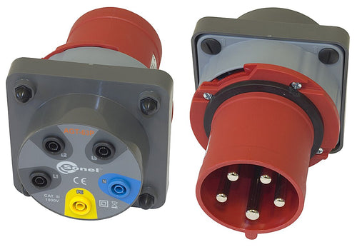 Adaptador de enchufe trifásico SONEL AGT-63P