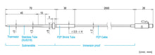 Sensor con protección inoxidable temperatura central TandD TR-5420 Sumergible (tubo de protección inoxidable) A prueba de inmersión (cable)