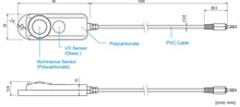 Sensor externo Illum. + UV externo TandD ISA-3151 0 a 130,000 lx