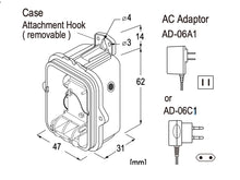 Kit de alimentación ext. TandD RTR-500A2 para TR42A, RTR-50XB, RTR-50X