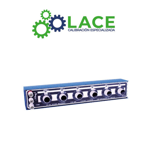 Caja de Décadas de Resistencia 1061 Time Electronics (1 Ω to 1.2 MΩ)