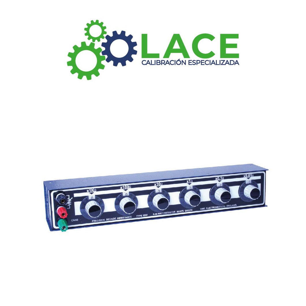 Caja de Décadas de Resistencia 1067 Time Electronics - Precisión - Bajo Ω (10 mΩ to 12 kΩ)