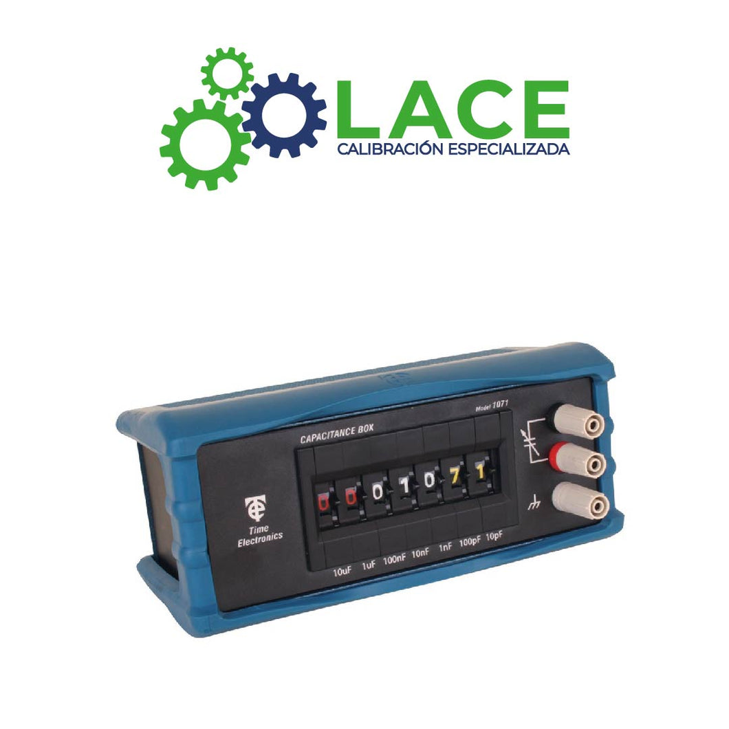 Caja de Décadas de Capacitancia 1071 Time Electronics (10 pF - 100 μF)