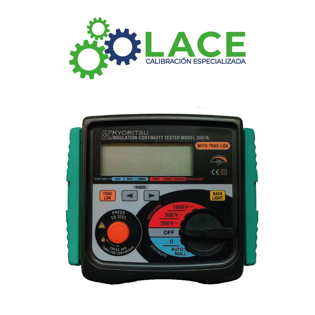 Medidor de Aislamiento Digital Kyoritsu 3005A 1kV