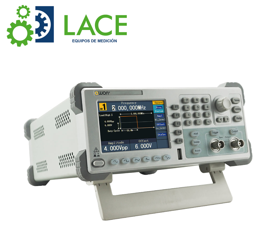 Generador de onda arbitraria 5 Mhz. Owon AG051