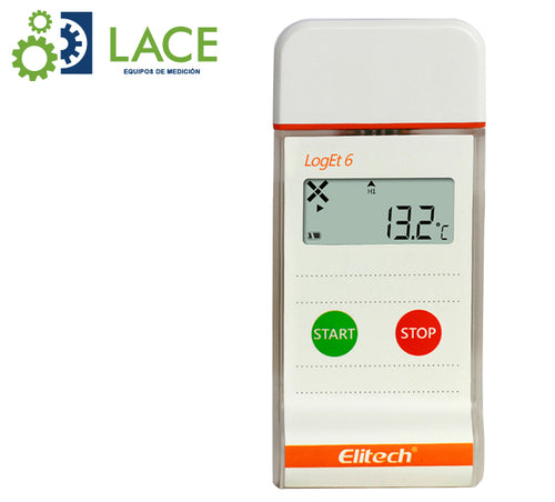 Termómetro Data Logger Elitech LogEt6 -30°C a 70°C