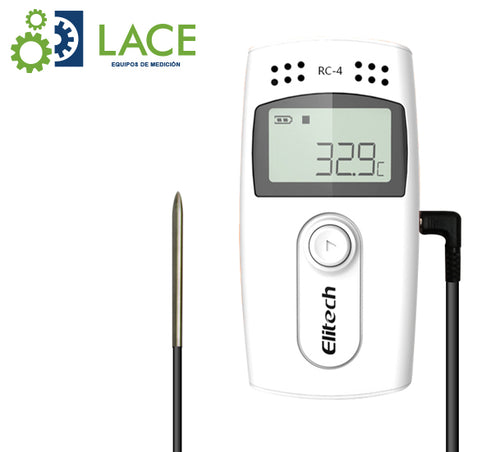 Termómetro Data Logger Elitech RC-4 Mini USB -30°C a 60°C