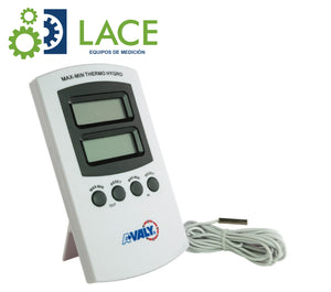 Termohigrómetro Digital de 0.6" para Interior y Exterior Avaly VA-EDT1H
