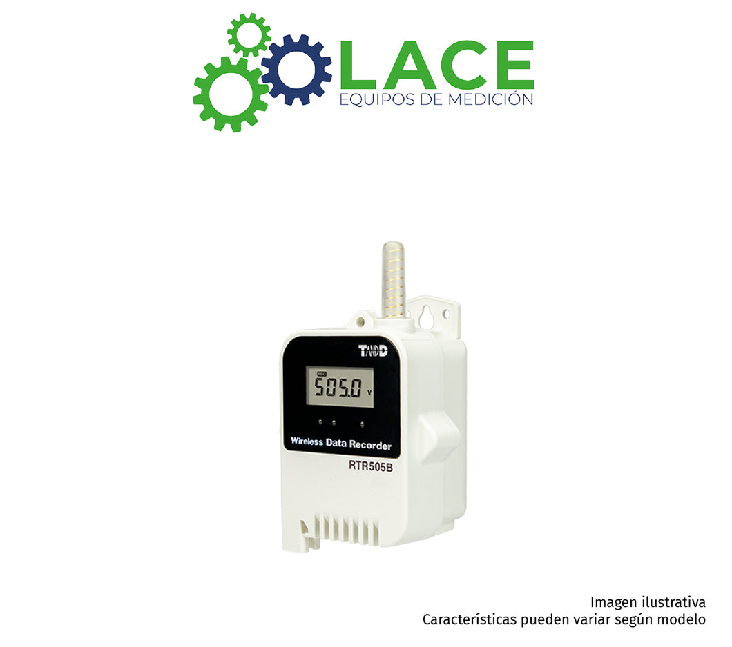 Data Logger TandD RTR-505BL (Batería Extra) Para Termocupla, Pt100, Voltaje, Corriente, Pulsos (Sensores no incluidos)