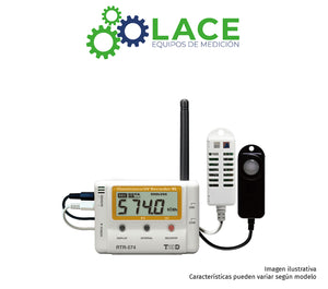 Data Logger Temperatura, Humedad, Iluminancia, UV TandD RTR-574 0~55 °C; 10~95 %HR