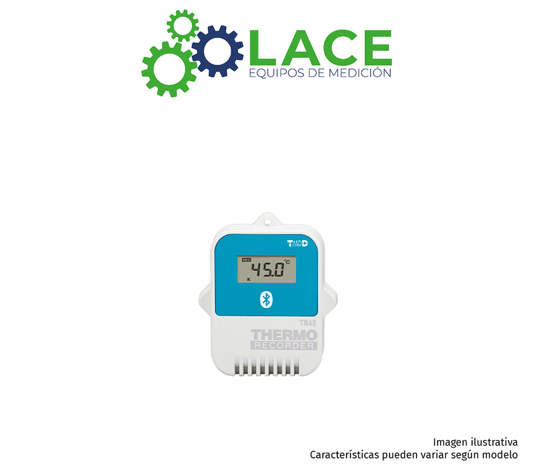 Data Logger Temperatura Bluetooth TandD TR45 (Termocupla/RTD no inclido) -199~1760 °C